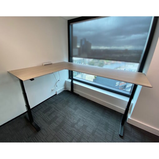 Electric Height Adjustable Desk & Return 2500 x 1600 - 2 available - Image 2