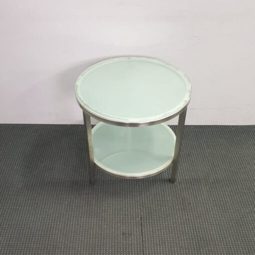 Round Glass Coffee Table 550D - 2 available - Image 2
