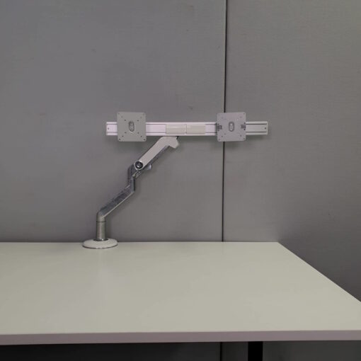 Dual Monitor Arm With Crossbar - 2 available