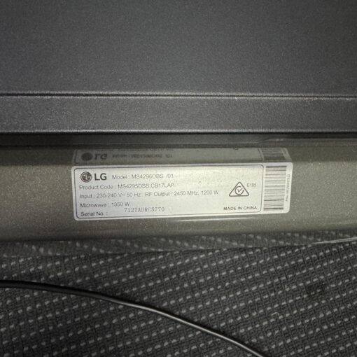 LG MS4296OBS NeoChef Smart Inverter Microwave Oven 1200W - 1 available - Image 5