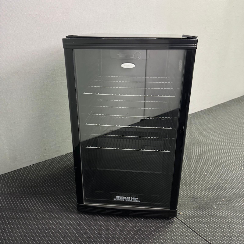 Heller Black 115L Beverage Bar Fridge Glass - SOLD
