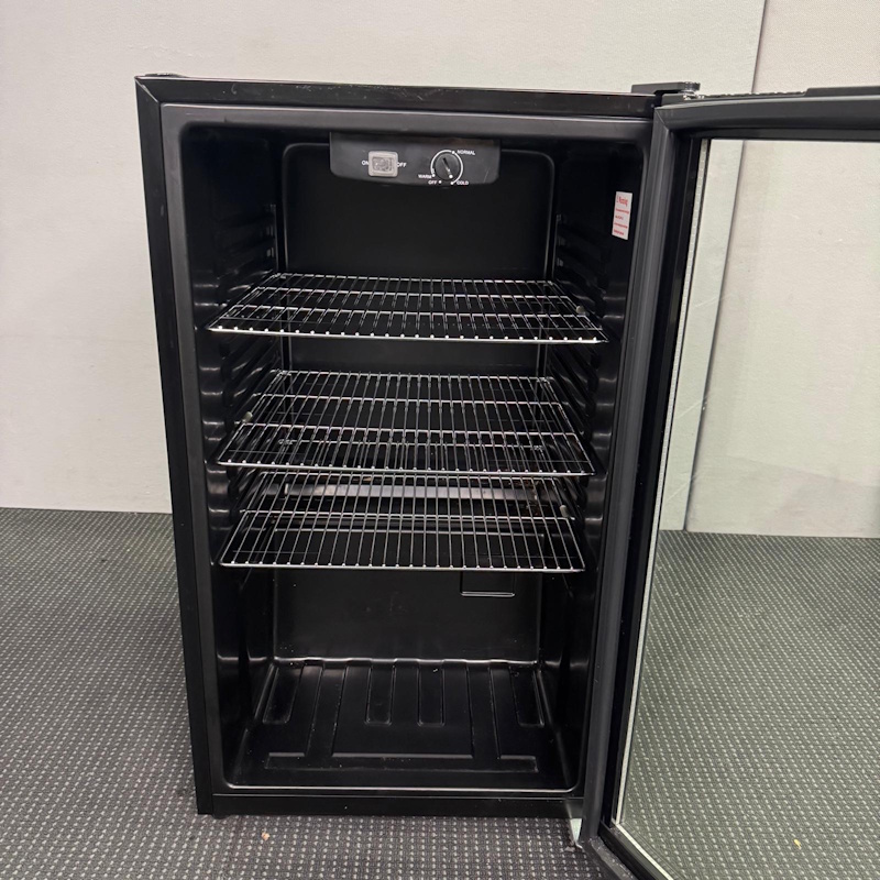 Heller Black 115L Beverage Bar Fridge Glass - SOLD - Image 3