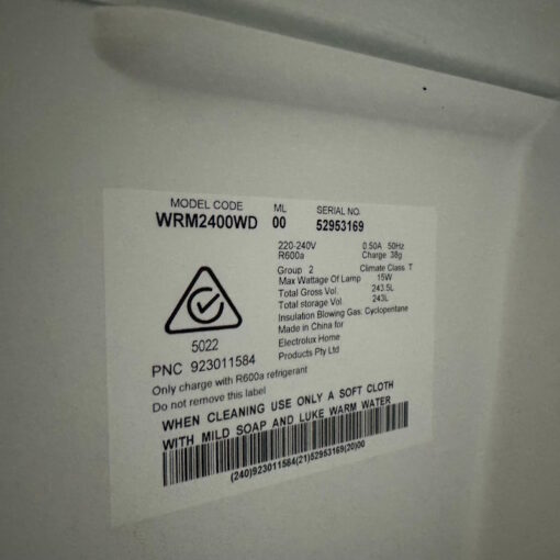 Westinghouse WRM2400WD 240L Upright Fridge - 1 available - Image 7