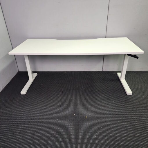 Manual Height Adjustable Desk 1800 x 750 - 2 available - Image 3