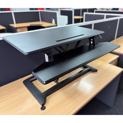 Sit Stand Desk Black 880W - 1 available - Image 2