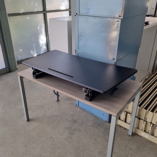 Sit Stand Desk Black 1180W - 4 available - Image 3