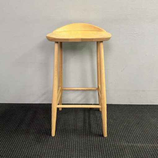Ercol Bar Stool with Backrest - 13 available - Image 3