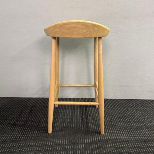 Ercol Bar Stool with Backrest - 13 available - Image 6