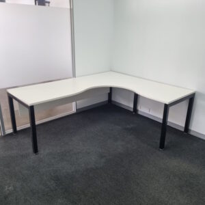 Corner Workstation with Modesty Panel - 2100 x 1800 - 4 available
