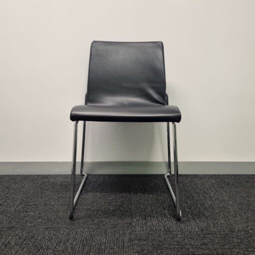 Black Stackable Chair Sled Base by insitu - 11 available - Image 3