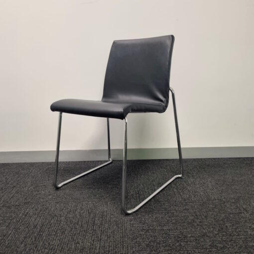Black Stackable Chair Sled Base by insitu - 11 available - Image 2