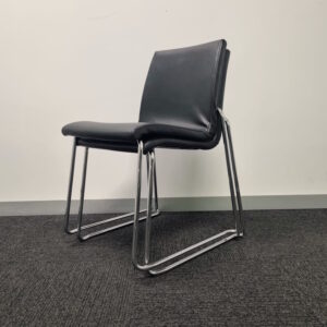 Black Stackable Chair Sled Base by insitu - 11 available