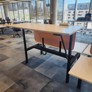 2-Person Back to Back Electric Height Adjustable Desk - 17 available