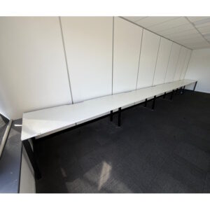 3/5 Person Square Legs Office Workstation 1800 x 800 Tops - 2 sets available