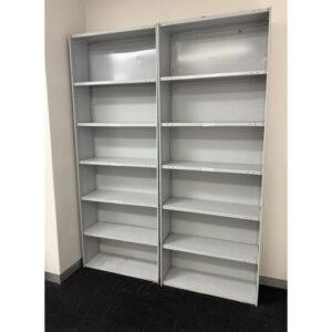 Steel Shelving Unit - 900W x 300D x 2475H - 2 available