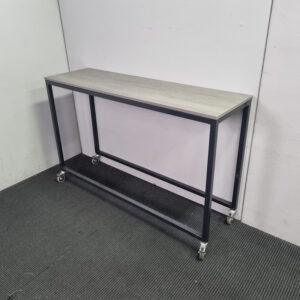 Mobile Tall Table / Bench with Castors - 1500W x 450D x 950H - 1 avaible