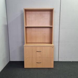 Credenza with Hutch - 900W x 1800H x 500D - 1 available