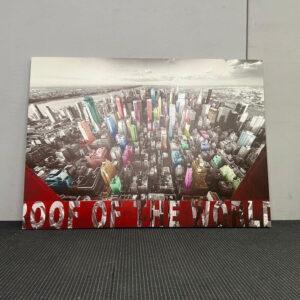 Modern 'Roof of the World' Cityscape Canvas 1000H x 1400W- 1 available