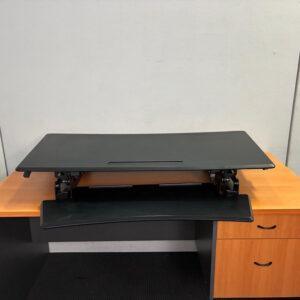 Sit Stand Desk 1190mm Black - 1 available