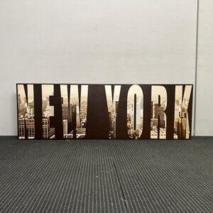 New York Manhattan Wall Art Canvas 450H x 1400W - 1 available