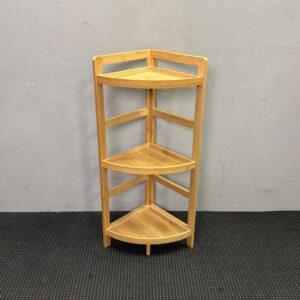 3-Tier Natural Bamboo Corner Caddy - 2 available