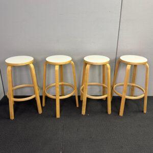 Bar stool 64 by Alvar Aalto for Artek - 12 available