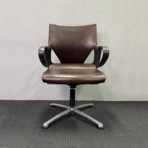 Modus Swivel Leather Chair by Wilkhahn - 8 available