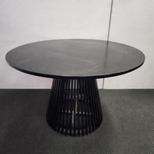 Round Slatted Conical Dining Table 1200D - 1 available