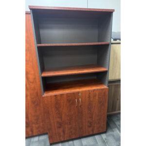 Bookcase with Cupboard - 900W x 450D x 1800H - 2 available