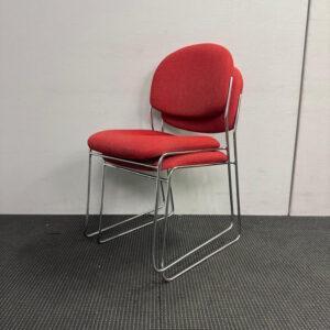 Stackable Chair Red - 6 available