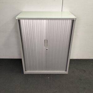 Tambour Door Cabinet - 900W x 1145H x 510D - 1 available