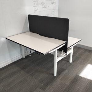 2-Person Back to Back Electric Height Adjustable Desk by Schiavello - 5 available