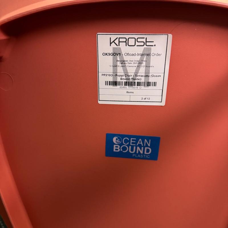 Poppi Stack Chair by Krost - SOLD - Image 9