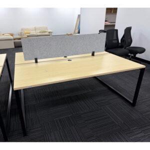 2 Person Desk with Partition - 1800 x 1630 - 3 available