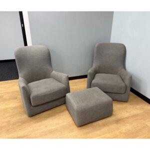 JARDAN Arana Armchairs & Ottoman Set - 1 set available