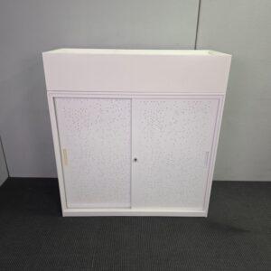 Tambour Door Cabinet with Planter Box - 1200W x 1300H x 450D - 1 available