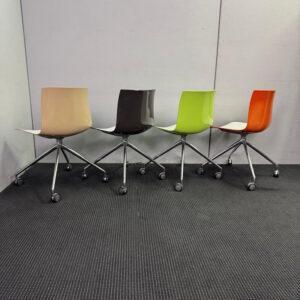 Italian Catifa 46 4 Way Castor & Swivel Chair by Arper - 50 available