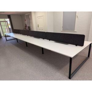 8 Person Desk with Partitions - 7200 x 1825 - 1 available