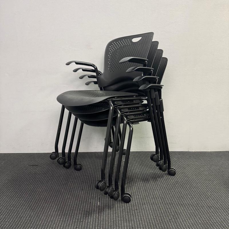 Herman Miller Caper Stack Chair With Armrests - 12 available