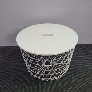 Ikea KVISTBRO Storage Table in White 610D - 1 available